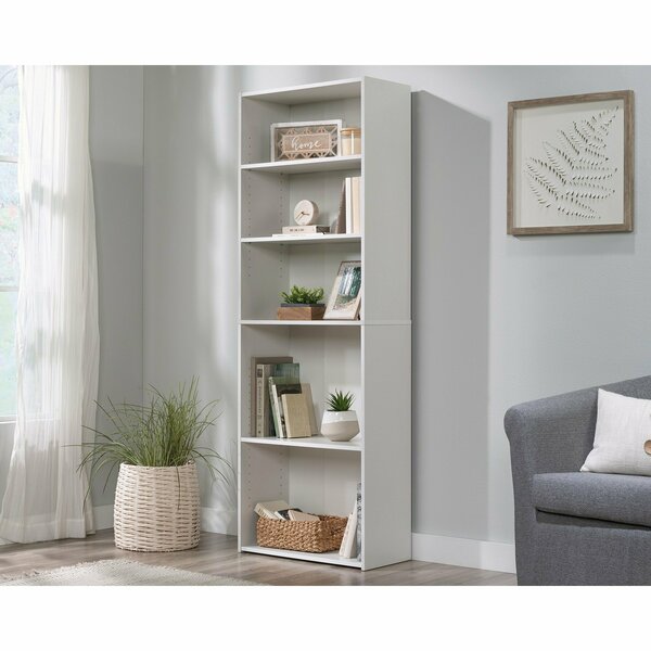 Sauder Beginnings Beginnings 5-Shelf Bookcase Sw , Three adjustable shelves 415542